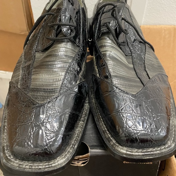 Slate Grey/Money Green Men’s sz 12 Dress Shoe - Picture 2 of 5